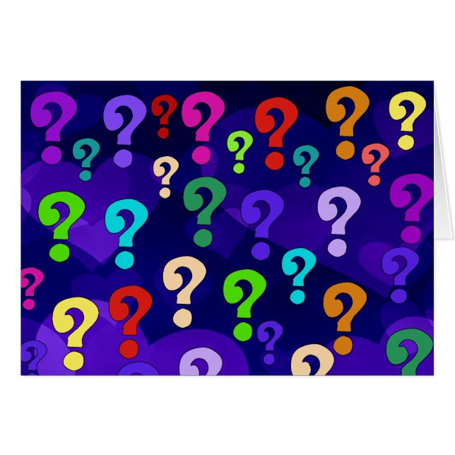 Signos de interrogación del arco iris (Anverso (Horizontal))