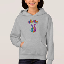 Signos de paz retro groovy niños
