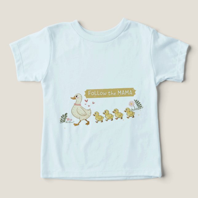 Sigue a la familia Mama Cute Duck (Diseño delantero )