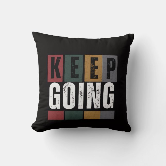 Sigue Adelante – Almohada Motivacional (Anverso)