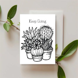 Sigue Adelante – Tarjeta de Ánimo Desert Ink