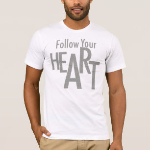 Sigue la camiseta de tus hombres de arte/corazón