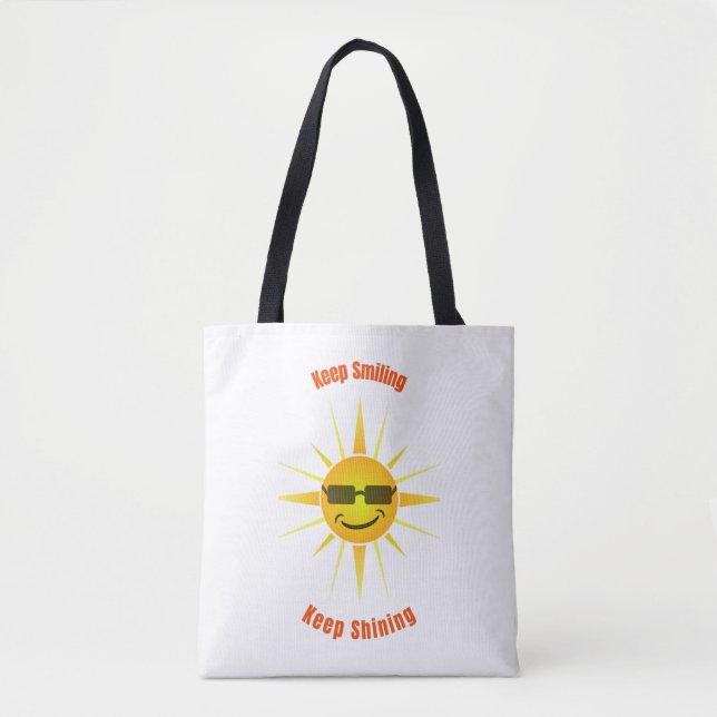 Sigue sonriendo y brillando en la bolsa (Anverso)