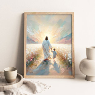 Sigue su Luz, Arte Cristiano Moderno, Jesús Camina