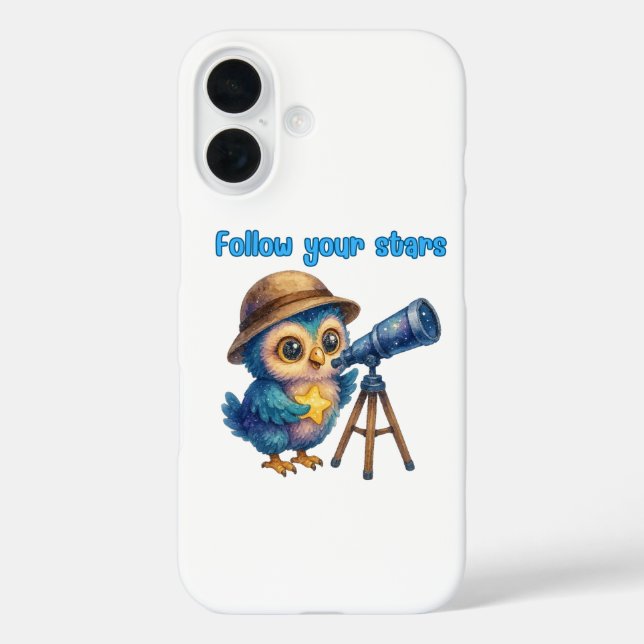 Sigue tus estrellas - Funda Dream Big iPhone 16 (Reverso )