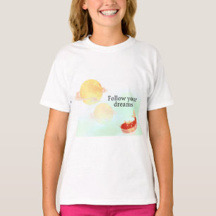 Sigue tus sueños Camiseta de pez koi inspirador