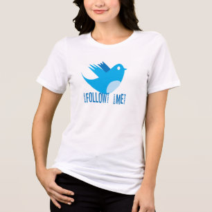 Sígueme camisetas de pájaro en Twitter