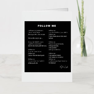 Sígueme poema inspirador