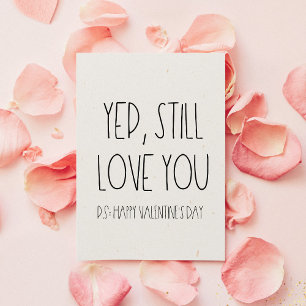 Siguen amando la tarjeta de El día de San Valentín