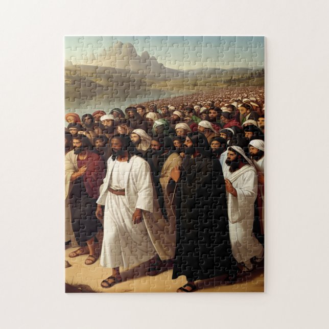 Siguiendo el rompecabezas cristiano salvador (Vertical)