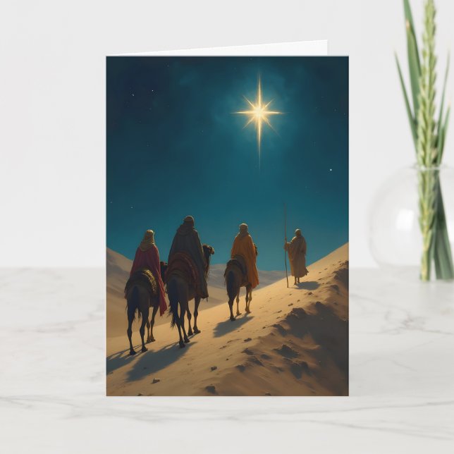 Siguiendo la estrella de Navidad (Anverso)