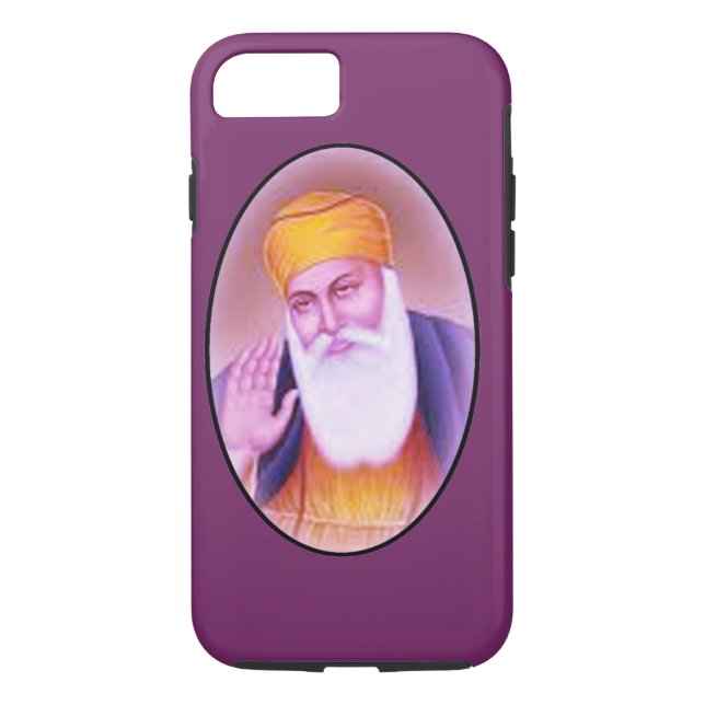 Sikh Guru Nanak Dev diseño de funda duro para el i (Reverso)