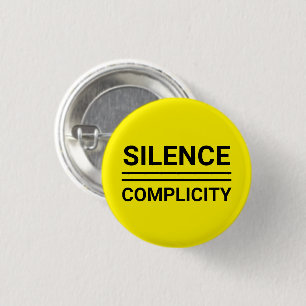 Silence es igual a Complicidad Botón Atrás amari