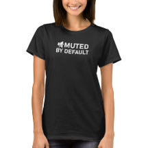 Silenciado por camiseta Minimalista predeterminada