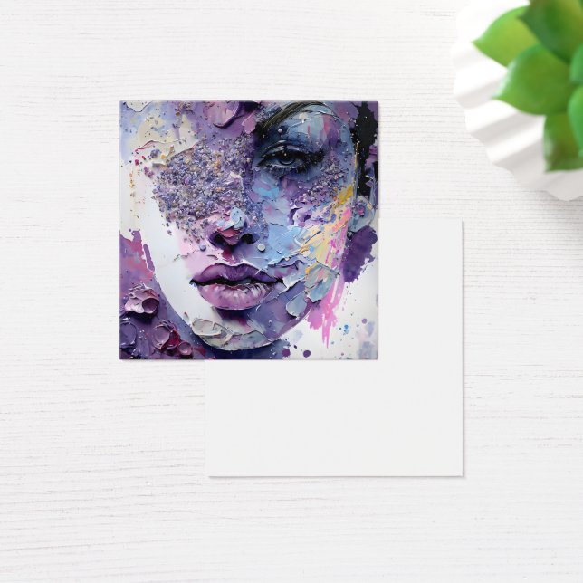 "Silencio cristalino" - Un retrato morado (Escritorio)
