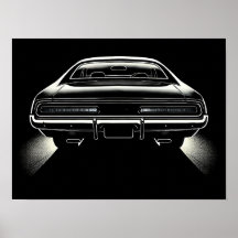 Silencio de luz trasera - Arte de coche de silueta