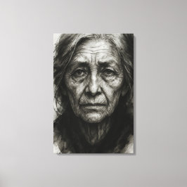 Silencio infinito - Impresión de lienzo de verdad