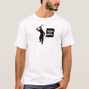 Silencioso pero mortal Fart la camiseta de Ninja