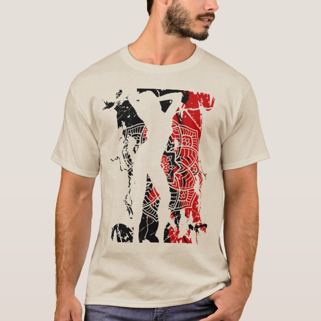 Silhouette Bellas Mujeres - Camiseta abstracta (Anverso)