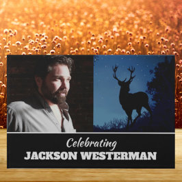 Silhouette Buck en el libro de invitados Night Mem