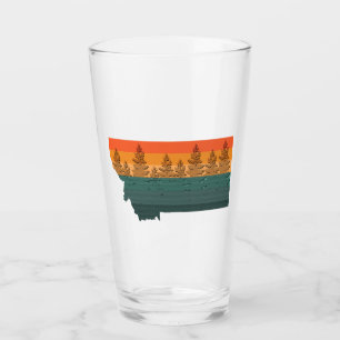 Silhouette de árbol estatal de Montana