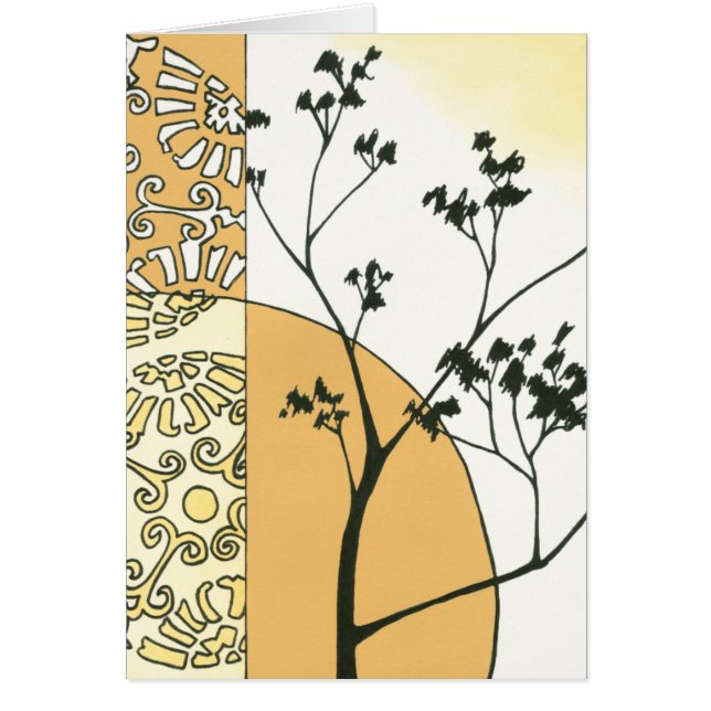 Silhouette de árbol pardo por Megan Meagher (Frente)