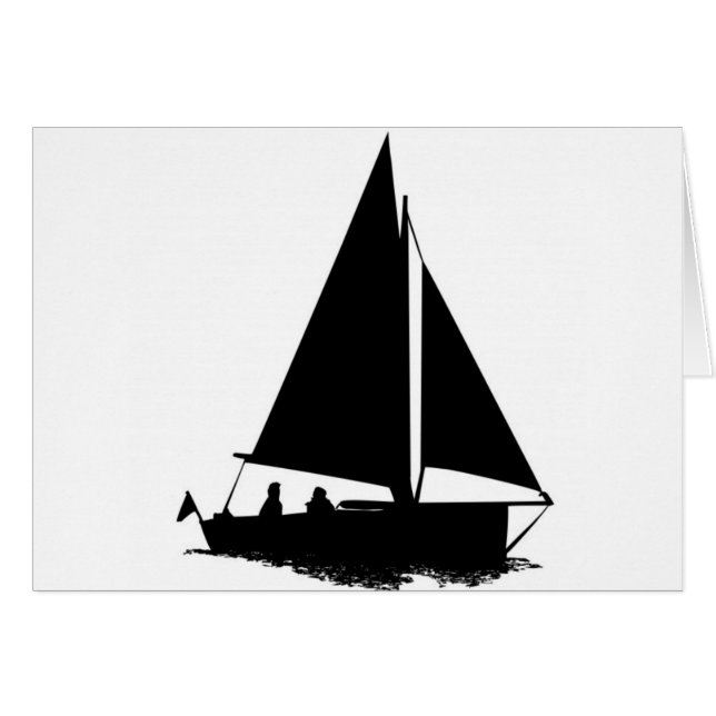 Silhouette de Black Boat (Anverso (Horizontal))