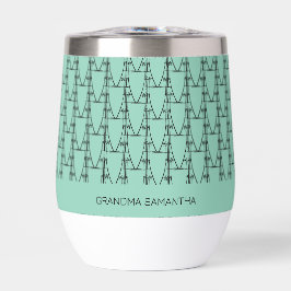 Silhouette de coco suave