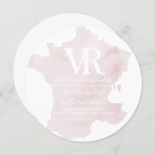 Silhouette de France Invitación