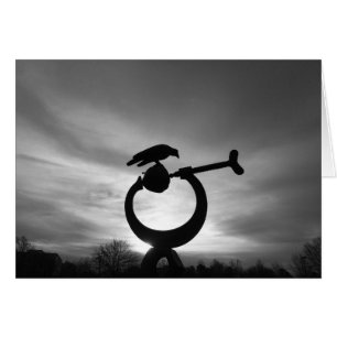 Silhouette de invierno - Noir