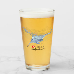 Silhouette de manta ray