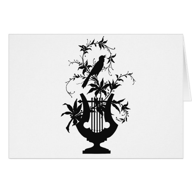 Silhouette de pájaro (Anverso (Horizontal))