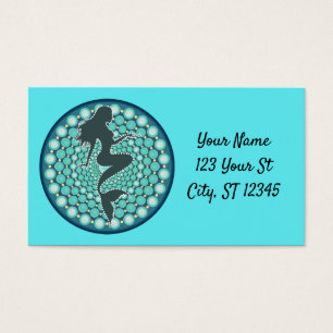 Silhouette de sirena en burbujas Thunder_Cove