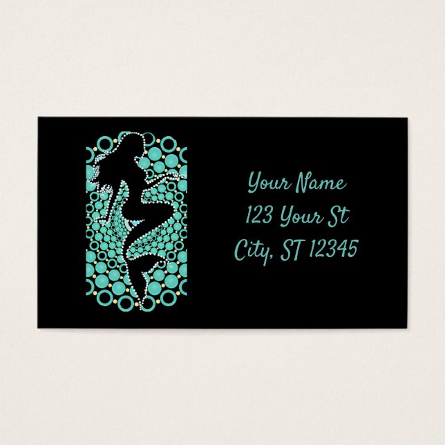 Silhouette de sirena en burbujas Thunder_Cove (Frente)