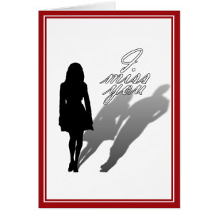 Silhouette de una mujer desaparecida