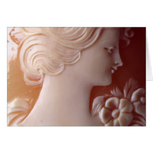 Silhouette de Vintage Cameo Women