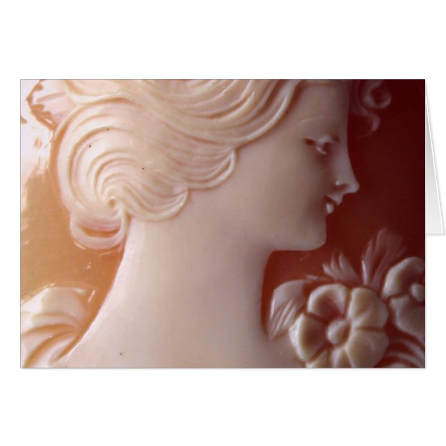 Silhouette de Vintage Cameo Women (Anverso (Horizontal))