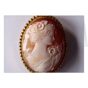 Silhouette de Vintage Cameo Women