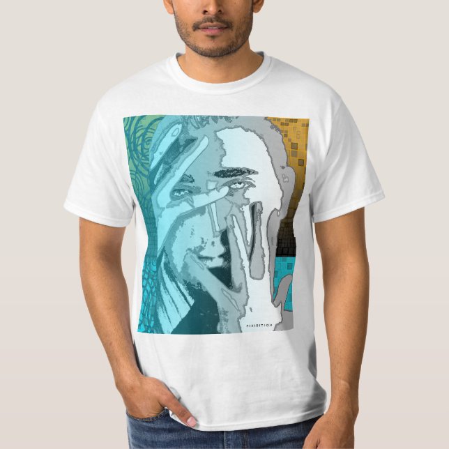 Silhouette gráfica frente a camiseta mixta (Anverso)