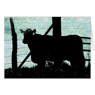 Silhouette Grunge Cow Todas Las Ocasiones