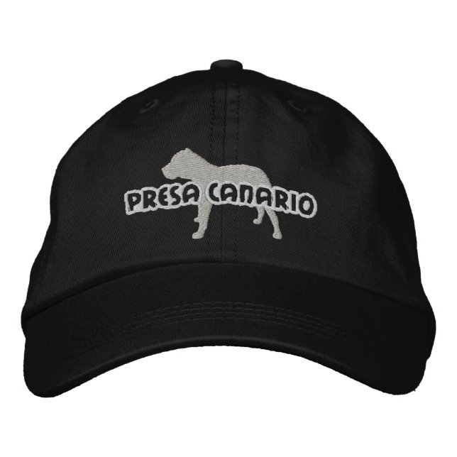 Silhouette Presa Canario Embroidered Gorra (Anverso)