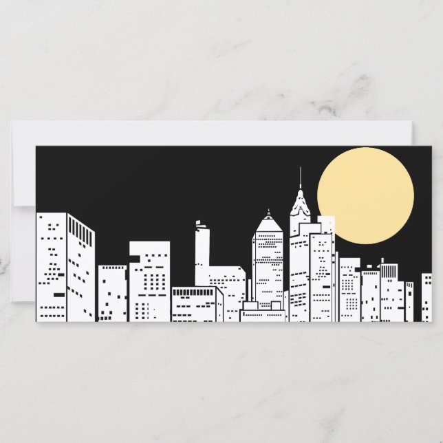 Silhouette Skyline de Nueva York (Anverso)