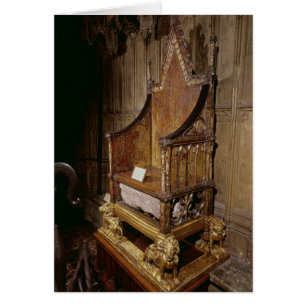 Silla de coronación hecha para Edward I por 'Walte