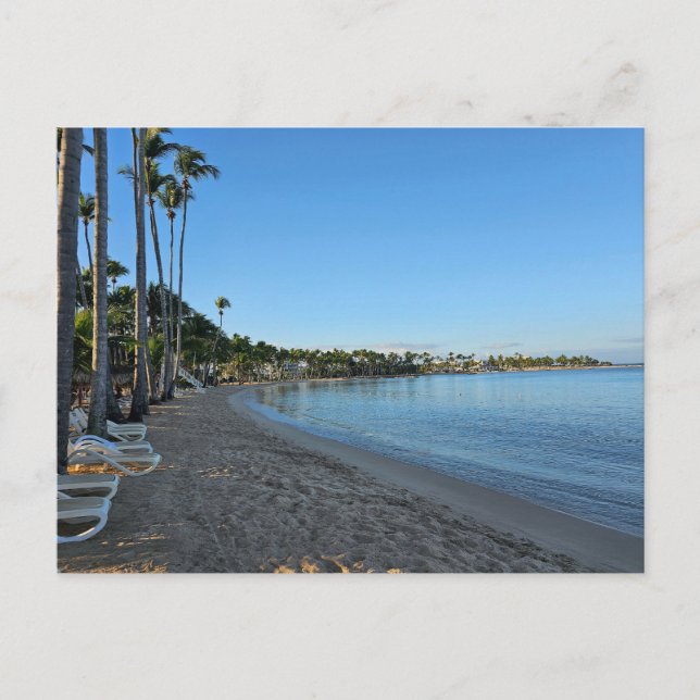 Silla de descanso, postal de playa (Anverso)