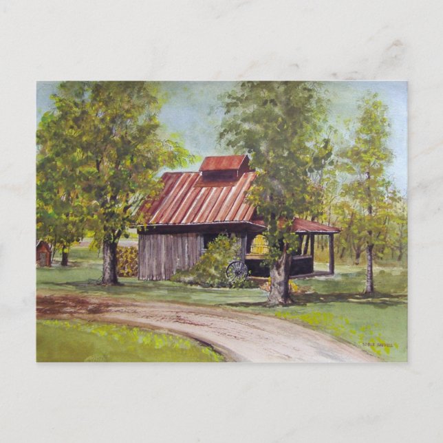 Silla de granja - postal (Anverso)