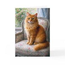 Silla de la Abuela, Tarjeta en Blanco de Gato