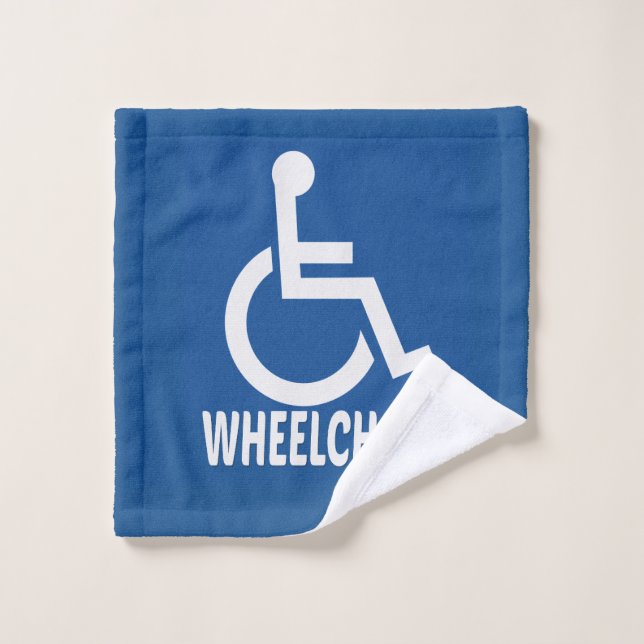 silla de ruedas para discapacitados (Toallita)