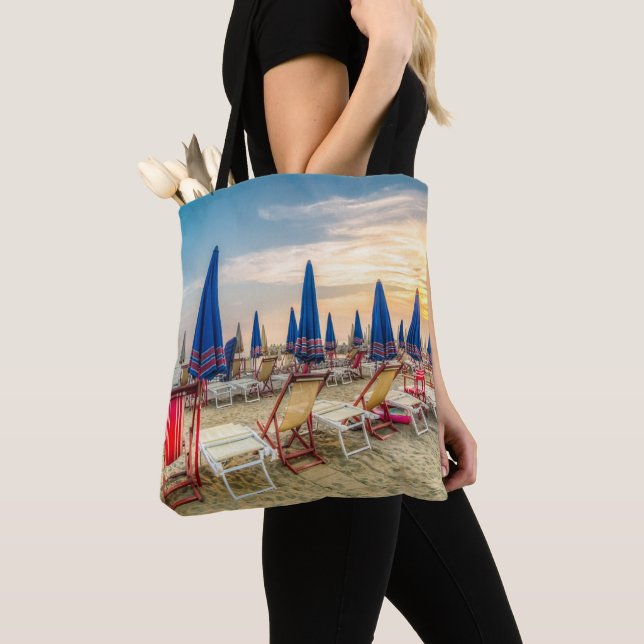 Sillas de playa y Bolsa de Tote con paraguas (Detalle)