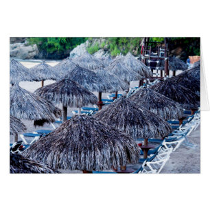 Sillas y refugios de playa