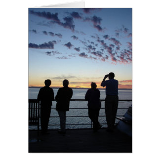 Sillhouettes al atardecer